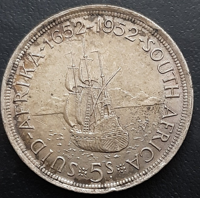 5 shillings, South Africa, George VI (1952) - 300 years of Cape