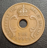 10 cent, British East Africa, Edward VIII, 1936