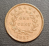 1 Cent, Sarawak, CV Brooke, 1927-41