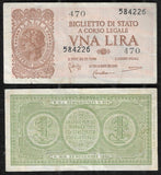 1 Lira, Italy, 1944
