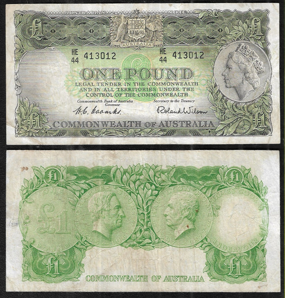1 Pound, Australia, 1953-60