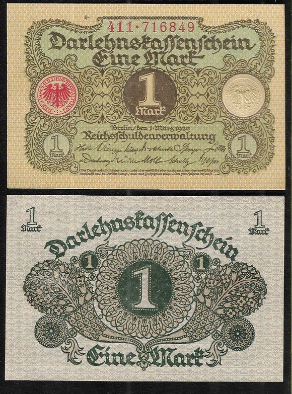 Germany, 1 Mark, 1920