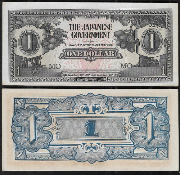 1 Dollar, Malaya, Japanese Invasion Money