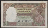 5 Rupees, India, 1937, Graded PMG 63