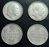 Edward VII, Silver, Rupee, Coin