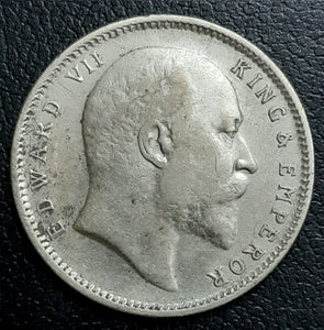 1 Rupee, Edward VII, 1909