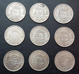 10 Escudo, Silver, Coin, Mozambique, Portuguese Empire