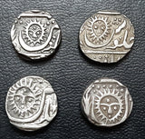 Indore, Silver, Half Rupee, Coin