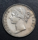 Victoria, Silver, Rupee, DL, Divided Legend, 1840