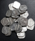 Set of 3 coins, 1, 2 & 3 Paisa