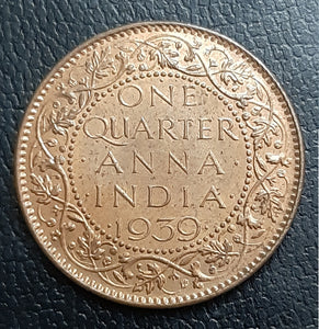 One Quarter Anna, George VI (1939), Uncirculated