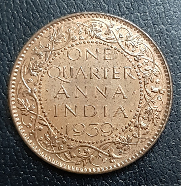One Quarter Anna, George VI (1939), Uncirculated