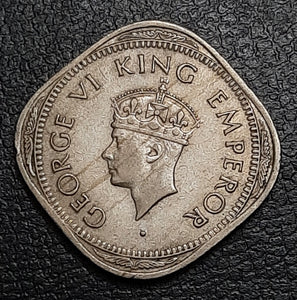2 Anna, George VI, India, Coin, uncirculated