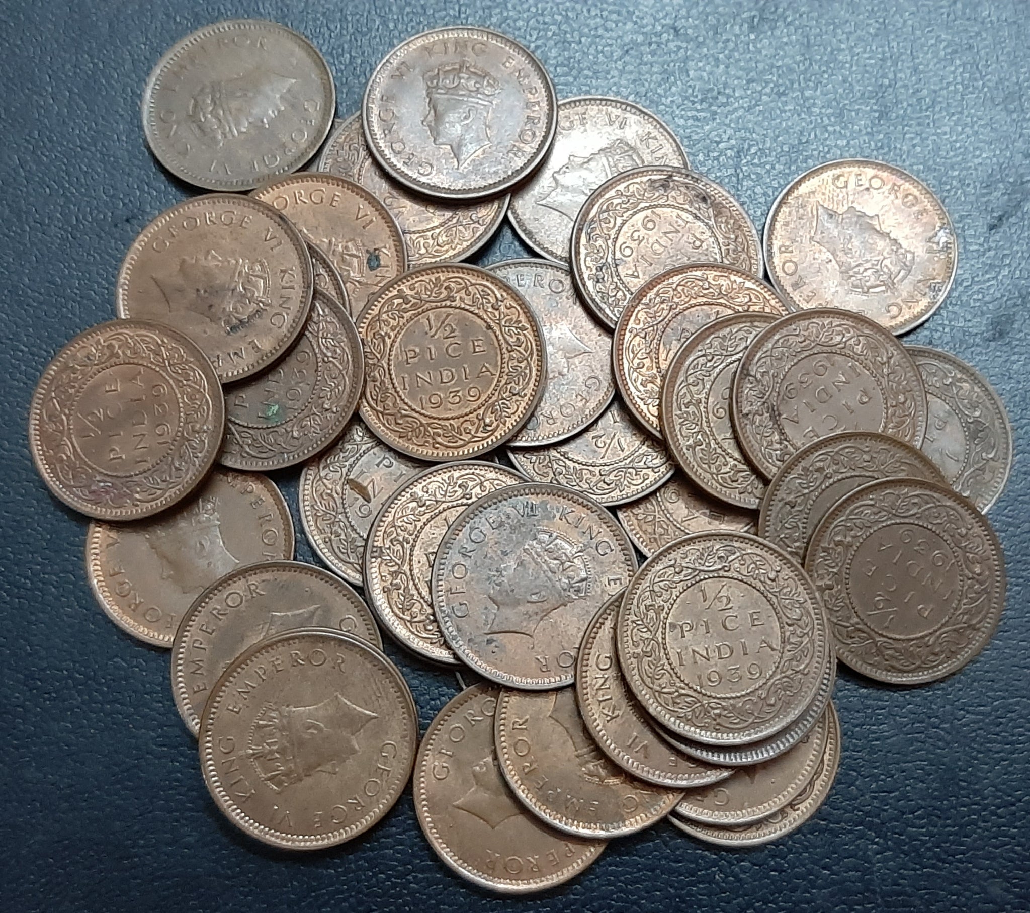 Half Pice, George VI, 1939, High Grade – tezbid