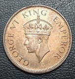 1/4 Anna, George VI, Coin, Bronze