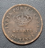 Quarto, Tanga, Goa, Indo-Portuguese, Coins