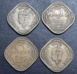 2 Anna, George VI, 1942, Bombay Mint