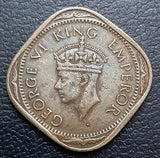 Coin, 2 Anna, 1943, George VI