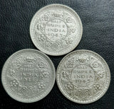 Silver Half Rupee, George VI, Lahore Mint.